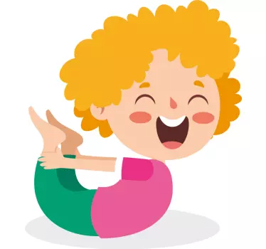 Naljepnica za djecu vesela joga za djecu - TenStickers
