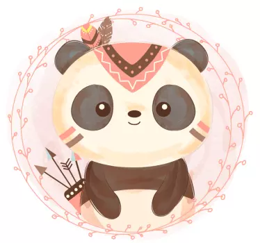 Naljepnica za djecu s šarmantnim pandama - TenStickers