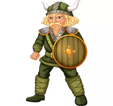 Naljepnice životinje viking ratnik - TenStickers