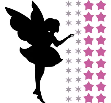 Naljepnica vila kuma anđeo - TenStickers