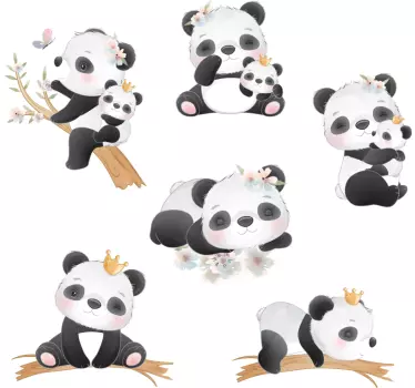 Naljepnica divlje životinje pande - TenStickers