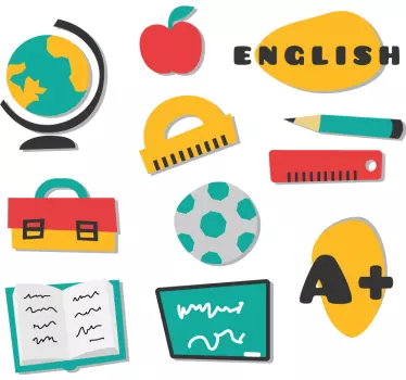 Naljepnica za djecu s elementima igračkog učenja - TenStickers