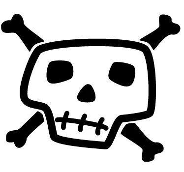 Lubanja naljepnice za laptop - TenStickers