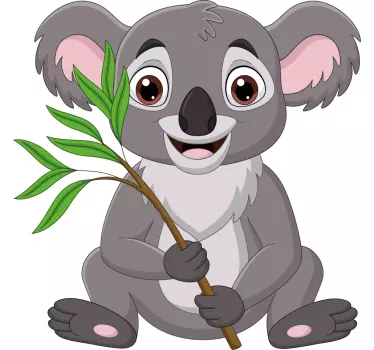 Naljepnica za djecu s veselim likom koale - TenStickers