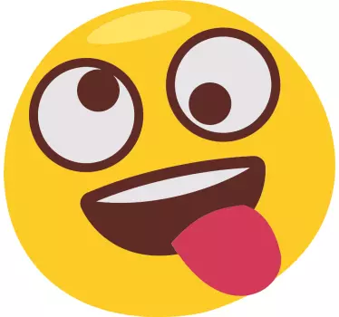 Naljepnica igrao emoji lice - TenStickers