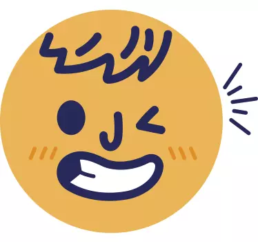 Naljepnice životinje sretna nasmijana lica - TenStickers