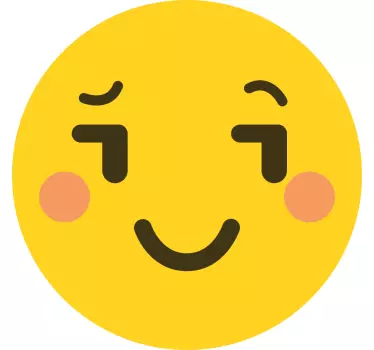 Naljepnica za djecu sretno nasmiješeno lice - TenStickers