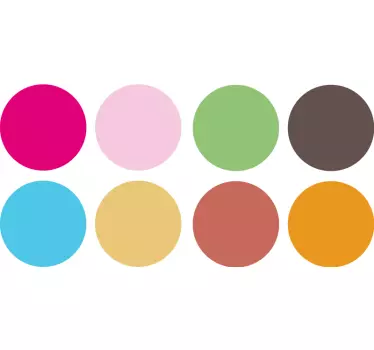 Naljepnice u boji polka točkica za djecu - TenStickers