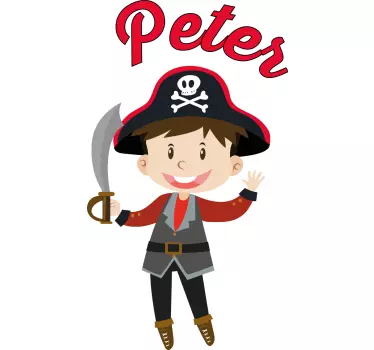 Naljepnica za djecu s ilustracijom pirata - TenStickers