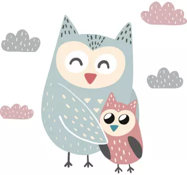 Naljepnica za djecu veseli sokolovi klana - TenStickers