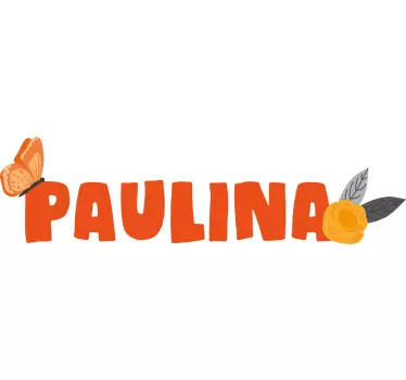 Naljepnica za djecu s prilagođenim imenom - TenStickers