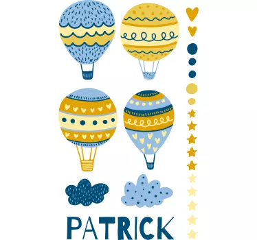 Naljepnica za djecu festival prilagođenih balona - TenStickers