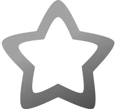 Naljepnica za djecu okvir u obliku zvijezde - TenStickers