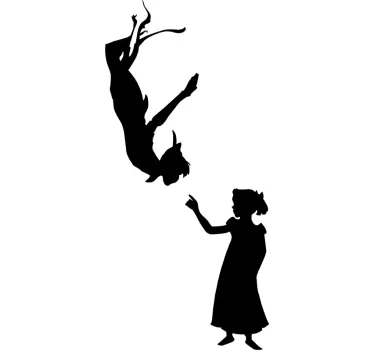 Naljepnica zida wendy & peter pan - TenStickers