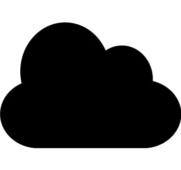 Naljepnica s bijelim oblacima djeca - TenStickers