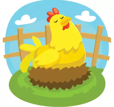 Naljepnica za kokoš - TenStickers
