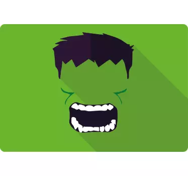 Zelene naljepnice za prijenosno računalo superheroja - TenStickers