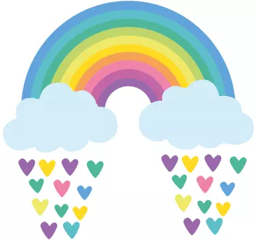 Naljepnice Ilustracije komična duge boje - TenStickers