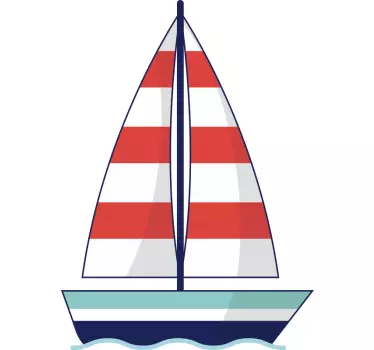 Naljepnice Pomorski ilustracija jedrenjaka - TenStickers