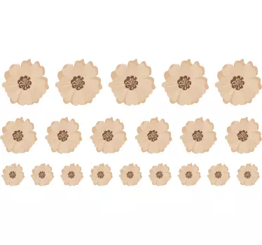 Naljepnice Ilustracije boho cvijeće - TenStickers