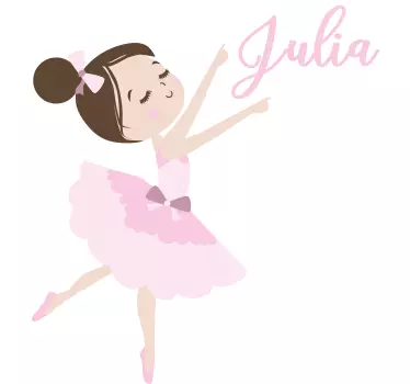 Naljepnice Ilustracije mala balerina - TenStickers