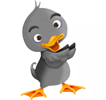 Dječja ružna patkica zidna naljepnica - TenStickers
