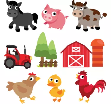Domaće životinje odlepiti - TenStickers