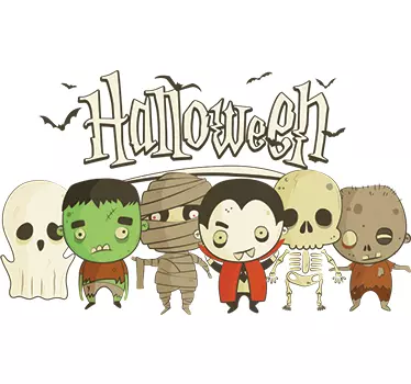 Horor halloween pisanje zid naljepnica - TenStickers