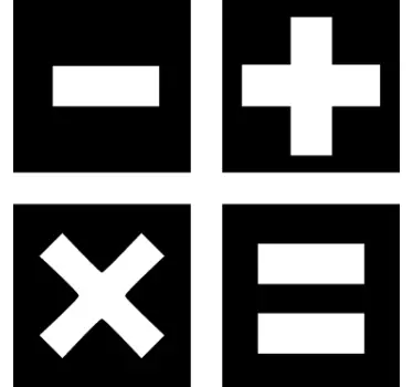 Kalkulator potpisuje naljepnicu - TenStickers