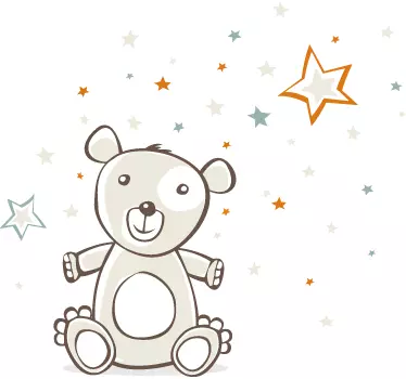 Medo zvijezda zid naljepnica - TenStickers