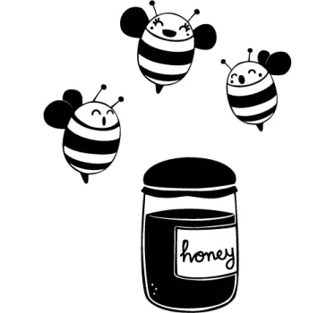 Medonosne pčele od pčela - TenStickers