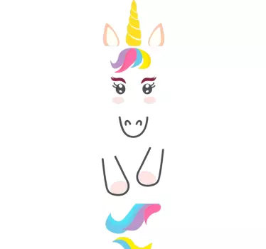 Naljepnica čarobnih jednoroga - TenStickers