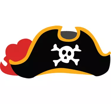 Naljepnica gusari sa šeširima za djecu - TenStickers