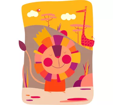 Naljepnica kralj lavova djeca - TenStickers