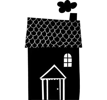 Naljepnica na kućici na maloj kućici - TenStickers
