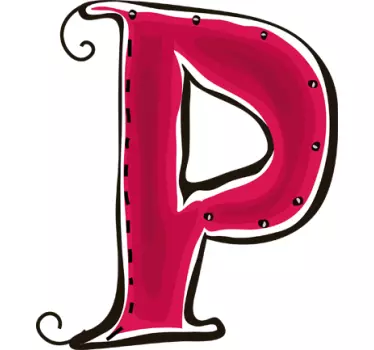 Naljepnica p - TenStickers