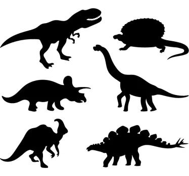 Naljepnica različitih zidova za dinosauruse - TenStickers