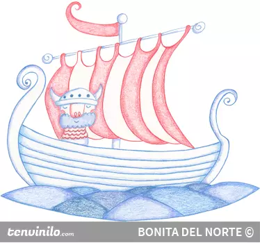 Naljepnica s broda viking - TenStickers