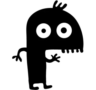 Naljepnica s malim djecom čudovišta - TenStickers