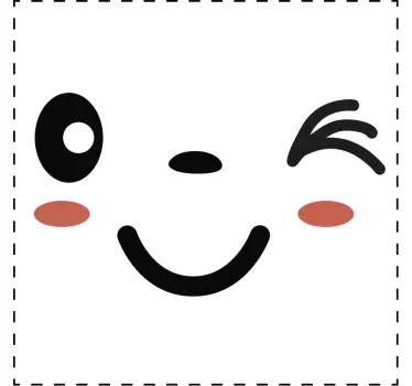 Naljepnica s prekidačem za winky lice - TenStickers