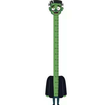 Naljepnica s tablicom visina frankenstein - TenStickers