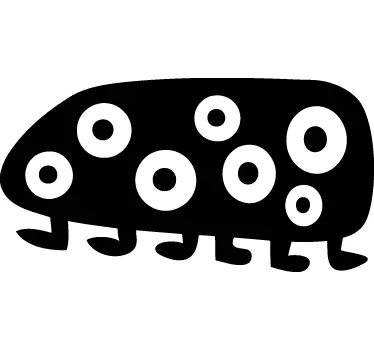 Naljepnica sa sedam očiju za djecu - TenStickers