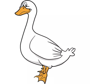 Naljepnica sa zidom od guske - TenStickers