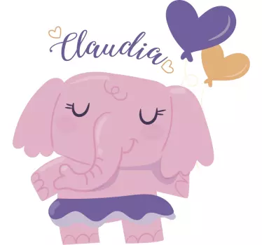 Naljepnica slon djeca - TenStickers