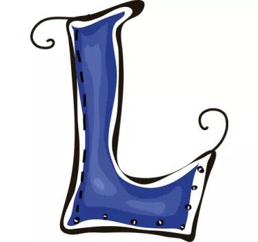 Naljepnica slova l - TenStickers