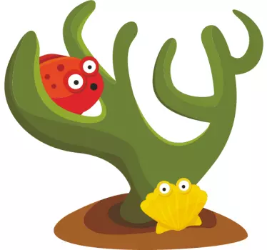 Naljepnica stvorenja na morskom dnu djeca - TenStickers