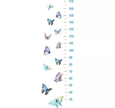 Naljepnica u boji leptira u boji - TenStickers