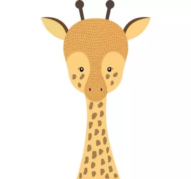 Naljepnica za bebe žirafa crtanje divljih životinja - TenStickers