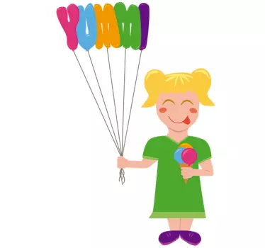 Naljepnica za dječje zidove s balonima - TenStickers
