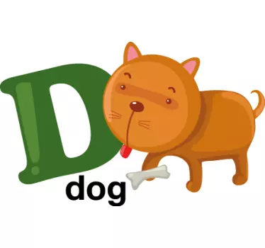 Naljepnica za djecu d - TenStickers